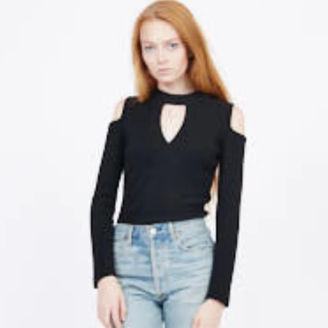 Lucille Cold Shoulder in Cashmere