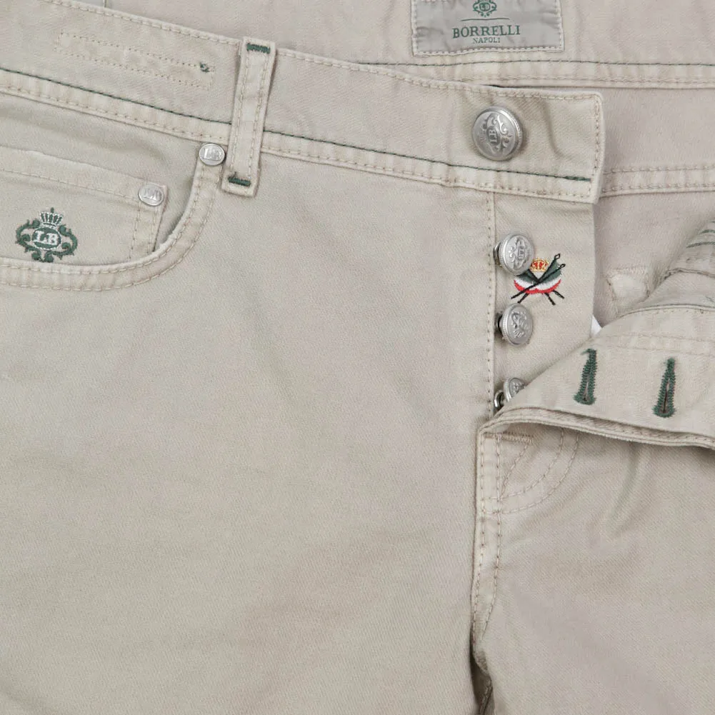 Luigi Borrelli Beige Pants - 32 US / 48 EU