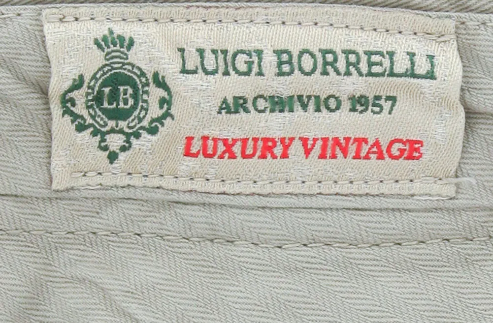 Luigi Borrelli Beige Pants – Size: 32 US / 48 EU