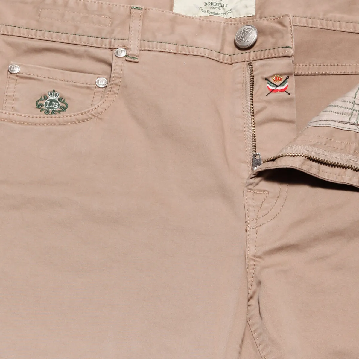Luigi Borrelli Beige Pants