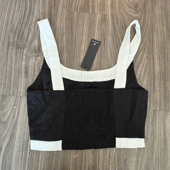Lulus Totally Sensational Black and White Color Block Bodycon Matching Set