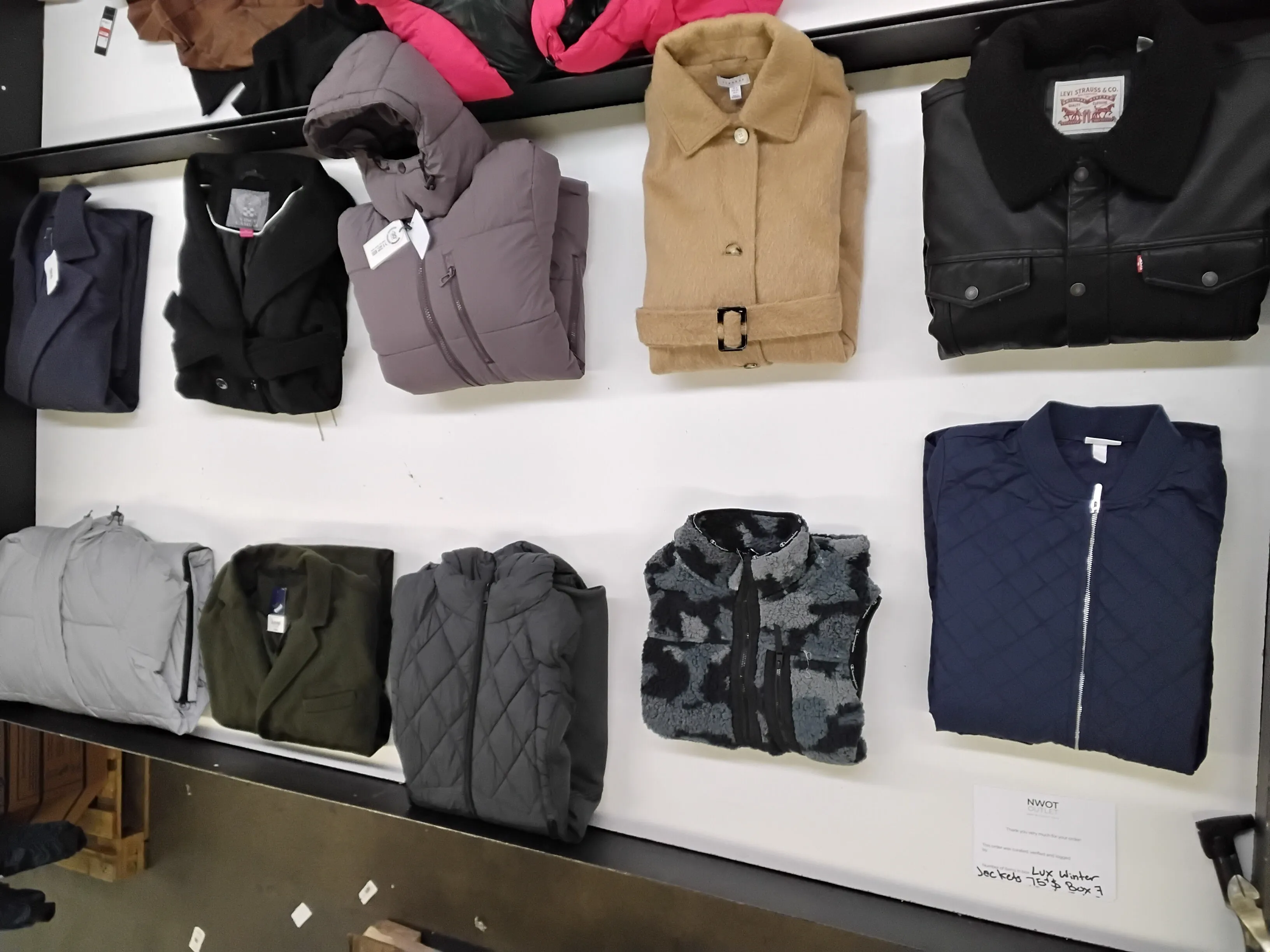 Luxury Fashion Retailer | Winter Jackets & Coats | $75  MSRP | Shelf-Pulls/Returns | 10 Pieces | Small Box #7