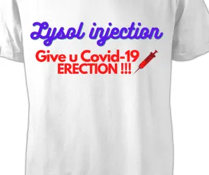 Lysol covid-19 t-shirt 100% cotton made in USA