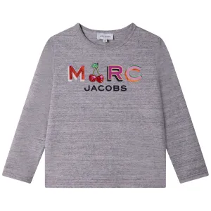 MARC Print T-Shirt - Chine Grey