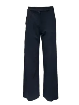 Max Mara Women's Black Ostile Mid Rise Slim Fit Pants NWT