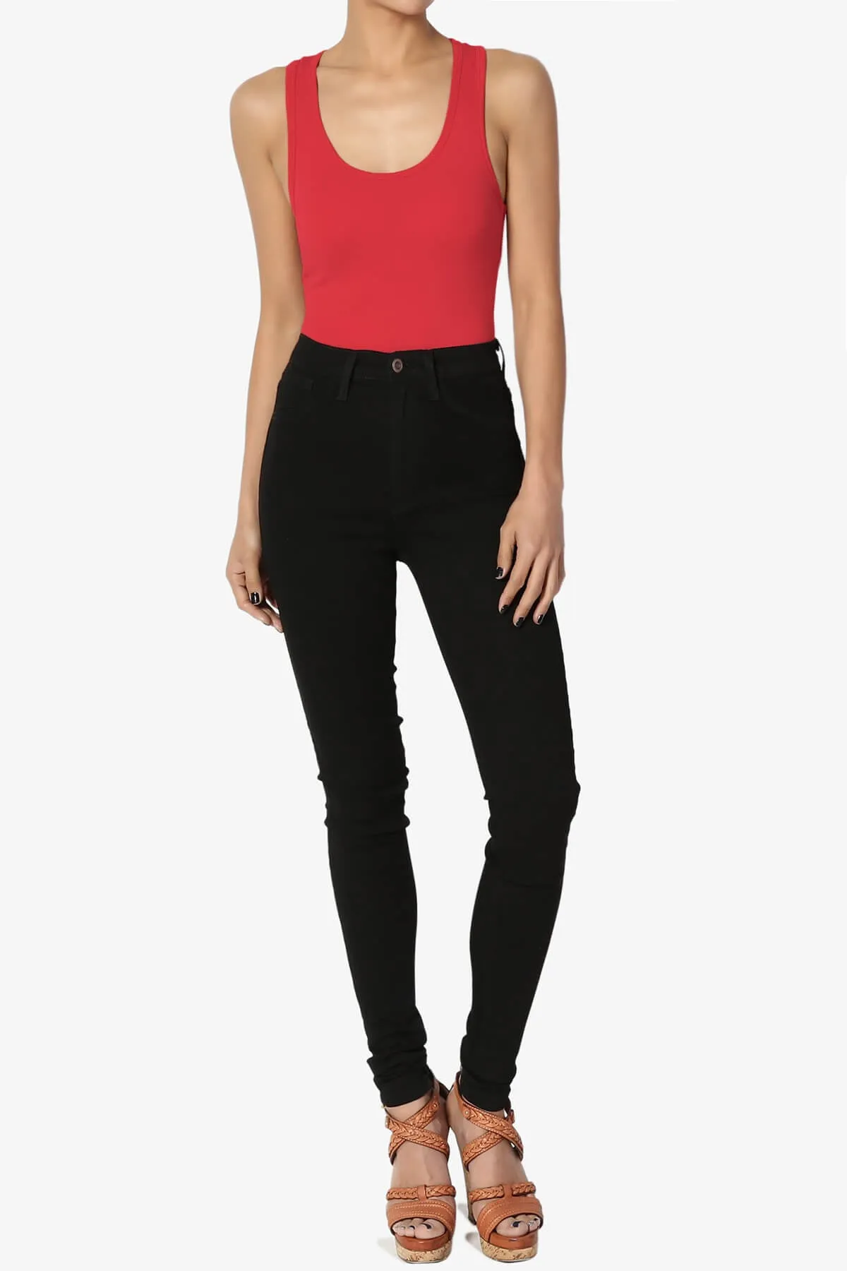 Maya Scoop Neck Tank Bodysuit MORE COLORS