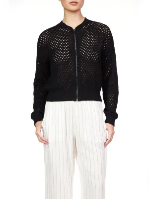Mesh Bomber Jacket