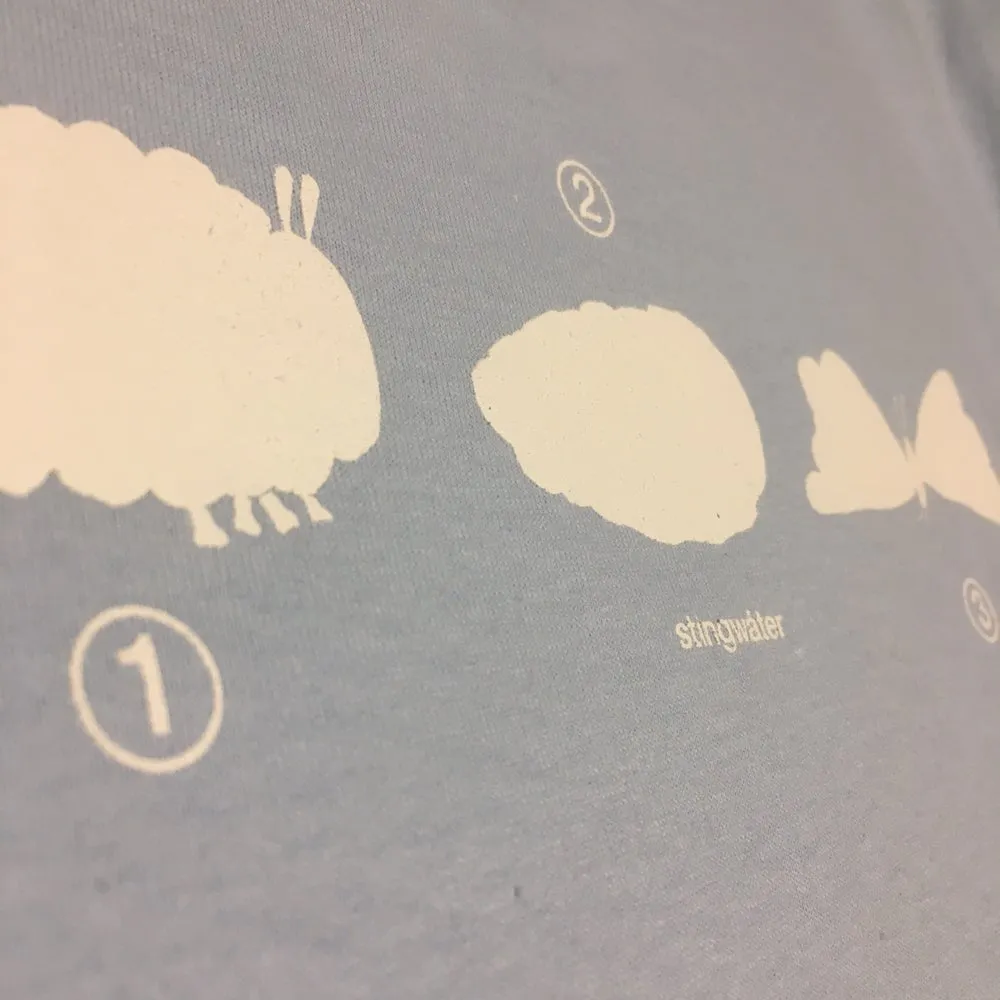 Metamorphosis T shirt sky blue