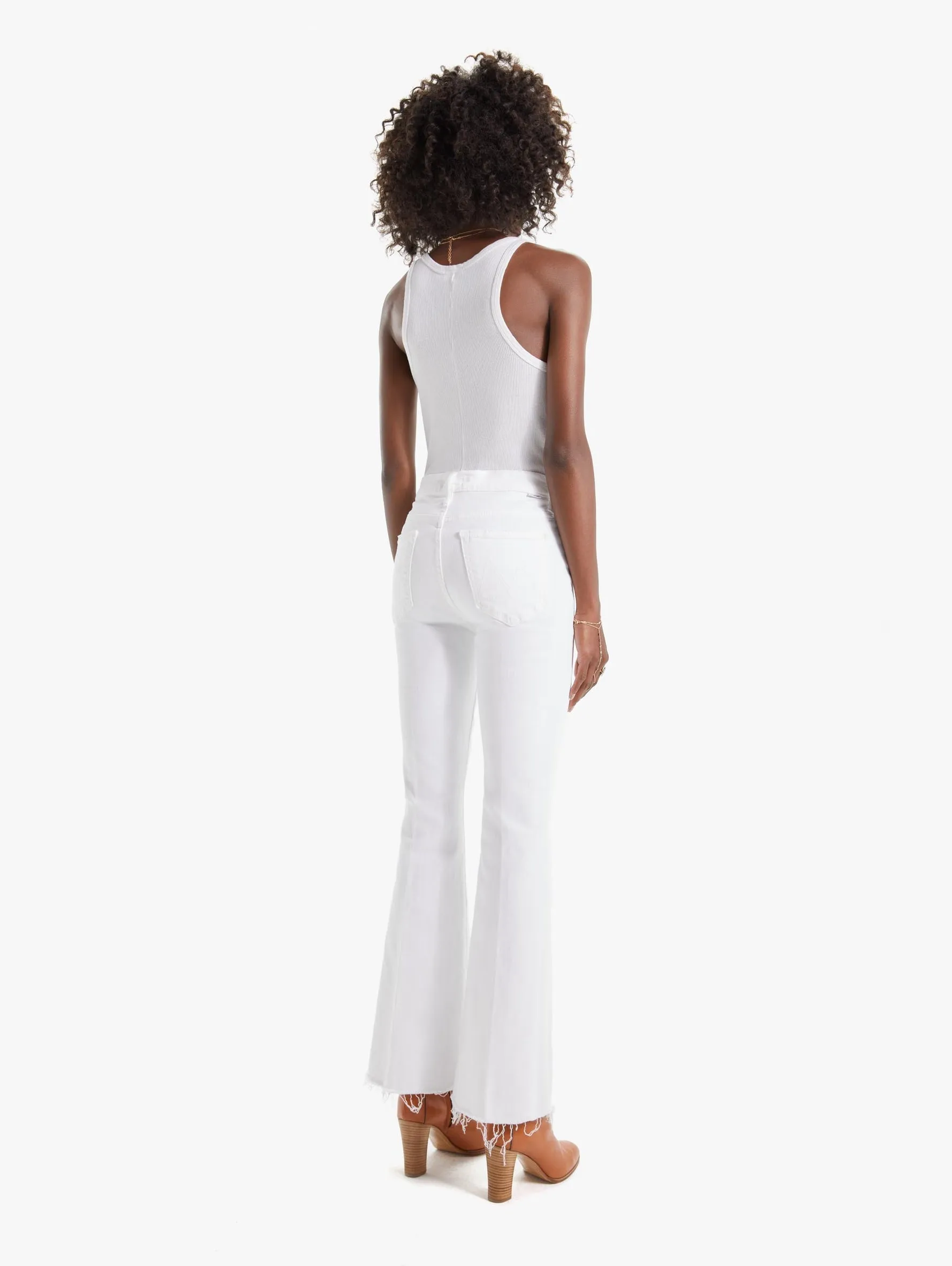 MOTHER The Weekender Fray Jean