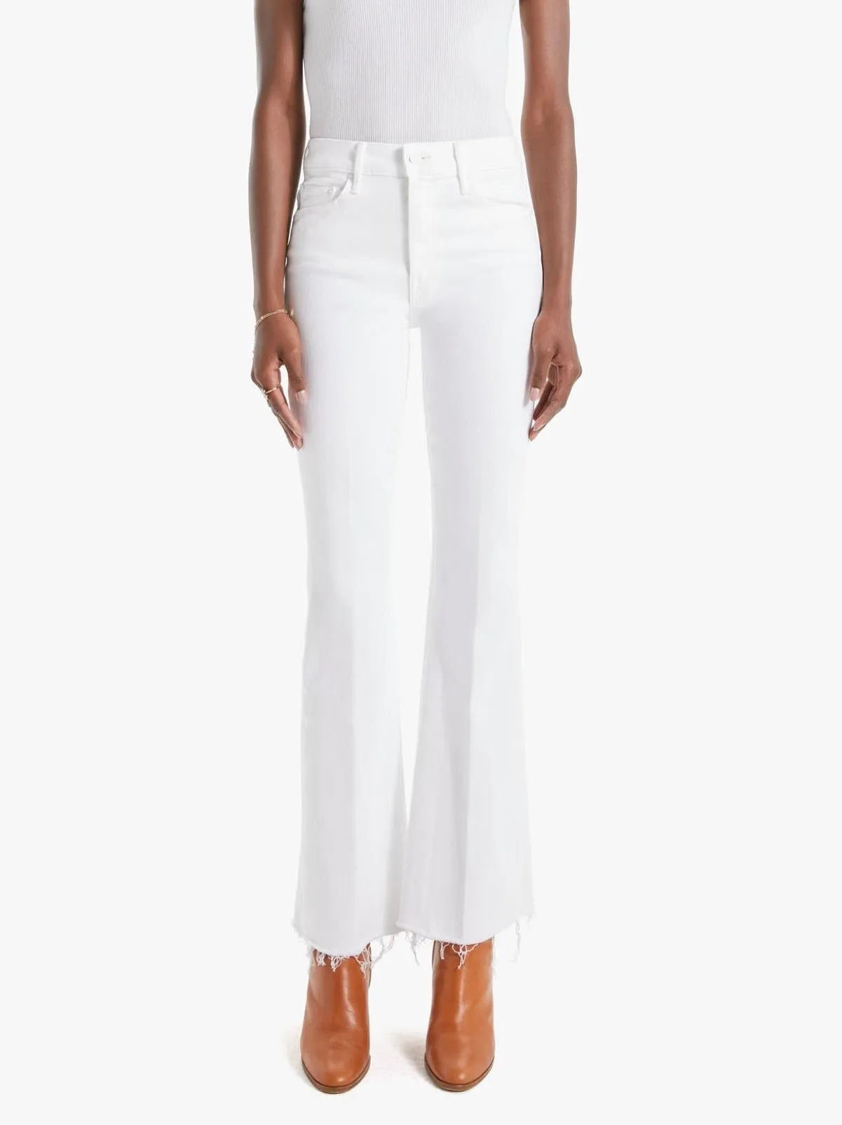 MOTHER The Weekender Fray Jean