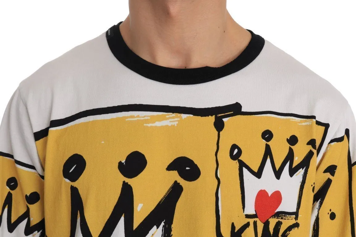 Multicolor Cotton Crewneck T-Shirt