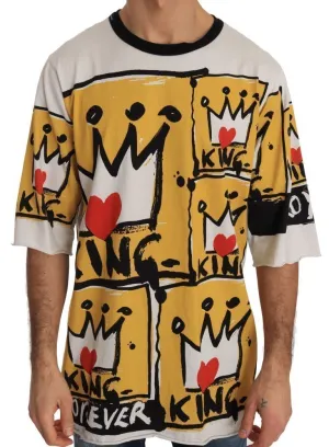 Multicolor Cotton Crewneck T-Shirt