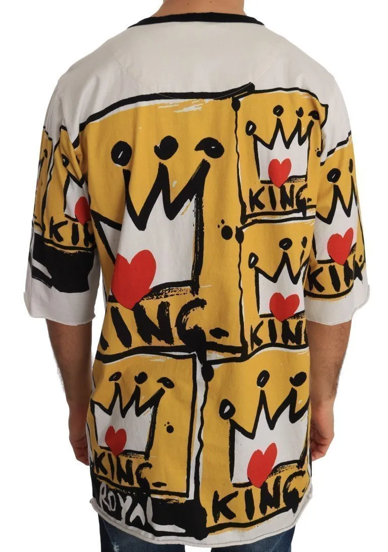 Multicolor Cotton Crewneck T-Shirt