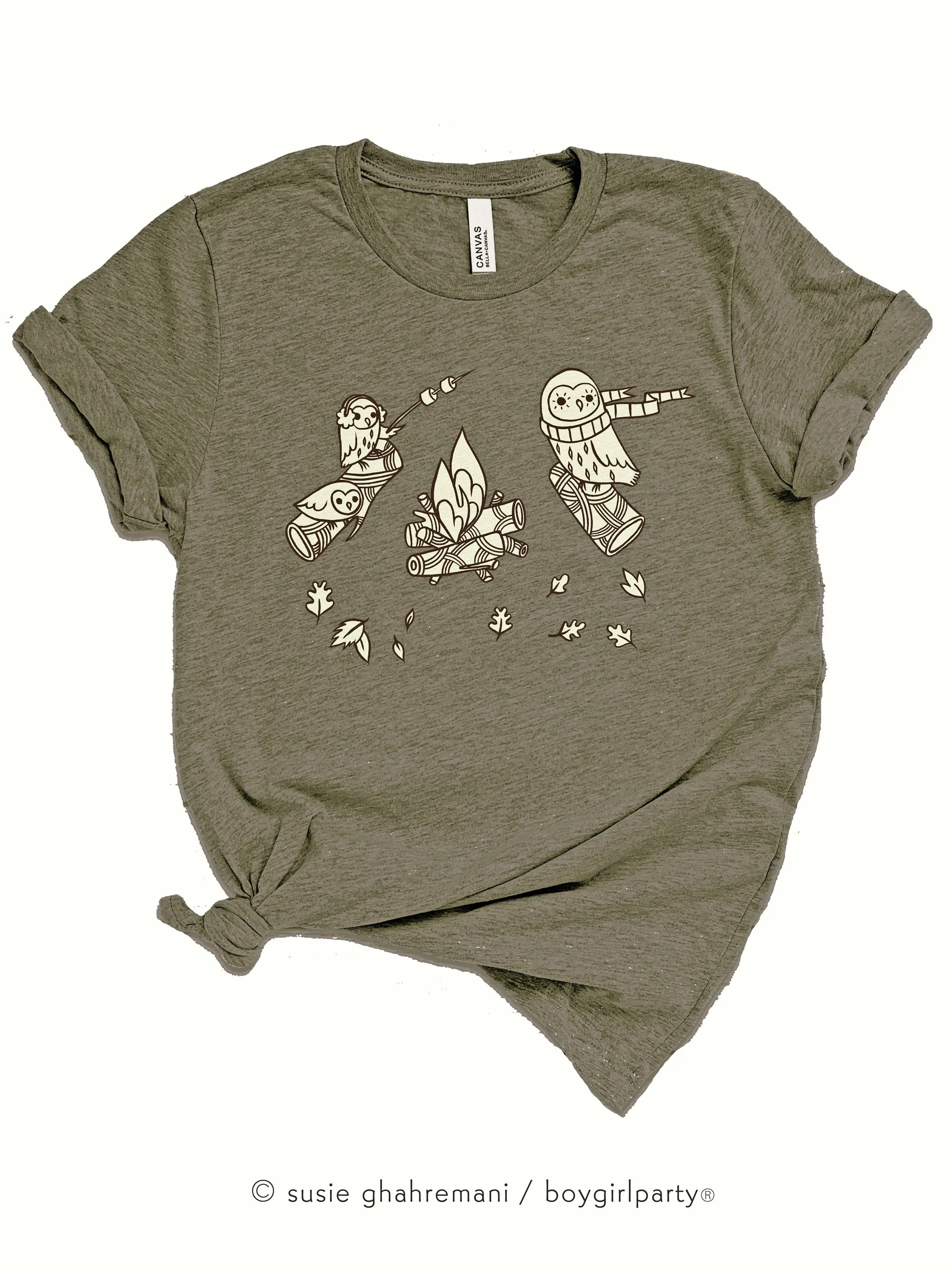Nature T-shirt for Women / Girls -- Relaxed Fit Autumn Tee