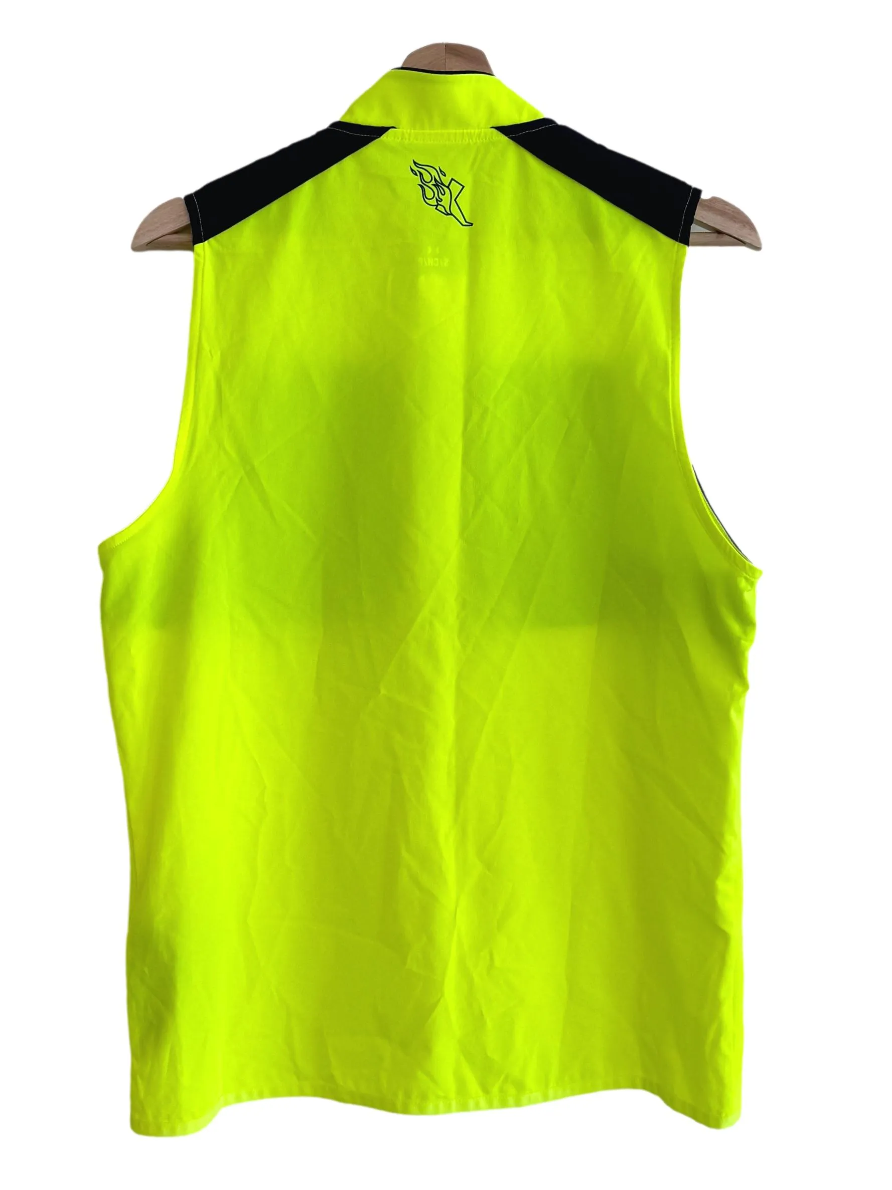 Neon Yellow Sleeveless Vest