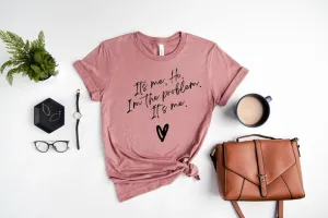 NEW Taylor Swiftie T-shirt, It's Me Hi I'm The Problem It's Me Sweatshirt, Women's Sweatshirt, I'm The Problem Retro, Holiday Gift, Gifts for Woman, Gift for Mother's Day, Pink, Sz S