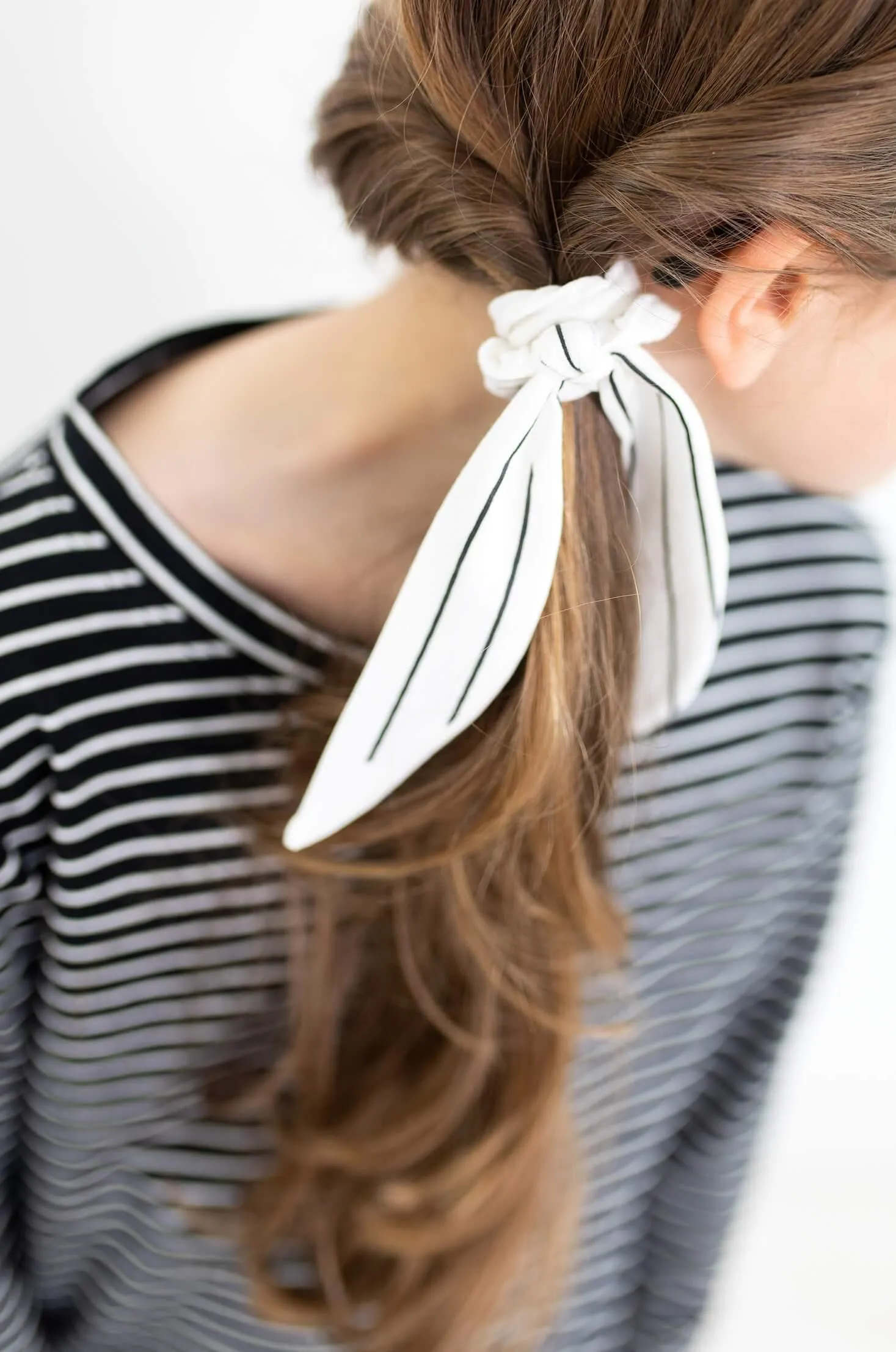 NOTHING WASTED Mini Scrunchie with Bow (set)