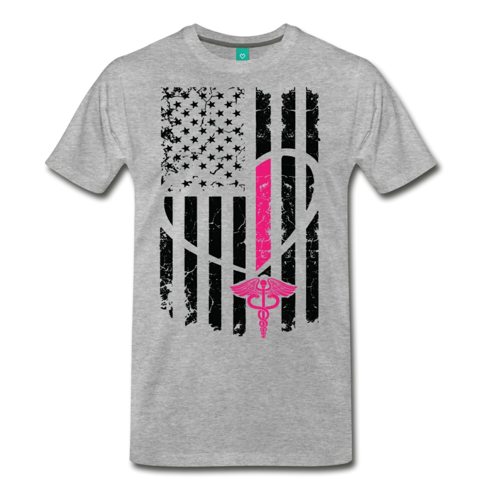 Nurse Flag Men's Premium T-Shirt (Ck1393)