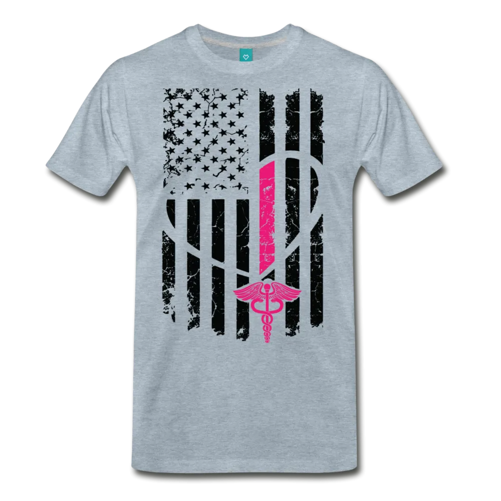 Nurse Flag Men's Premium T-Shirt (Ck1393)