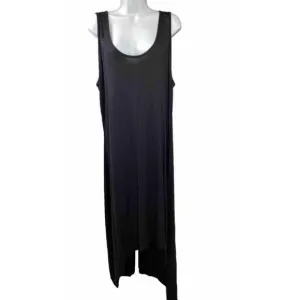 NWT American Rag Womens Black Sleeveless High Low Maxi Dress 2X