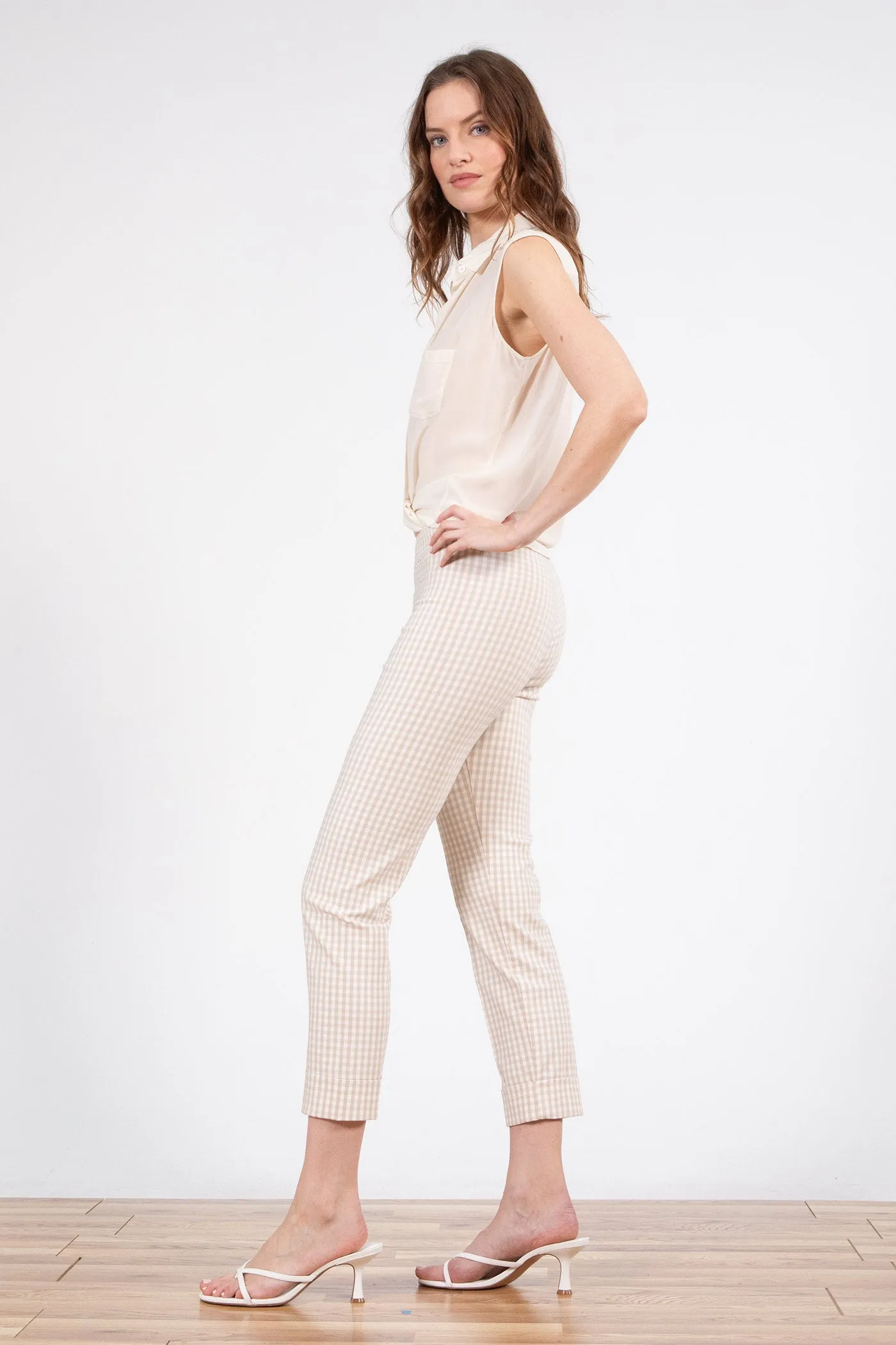 OLIVER Check Beige