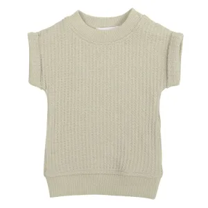 Organic Cotton Waffle Noah Top - In the Meadow
