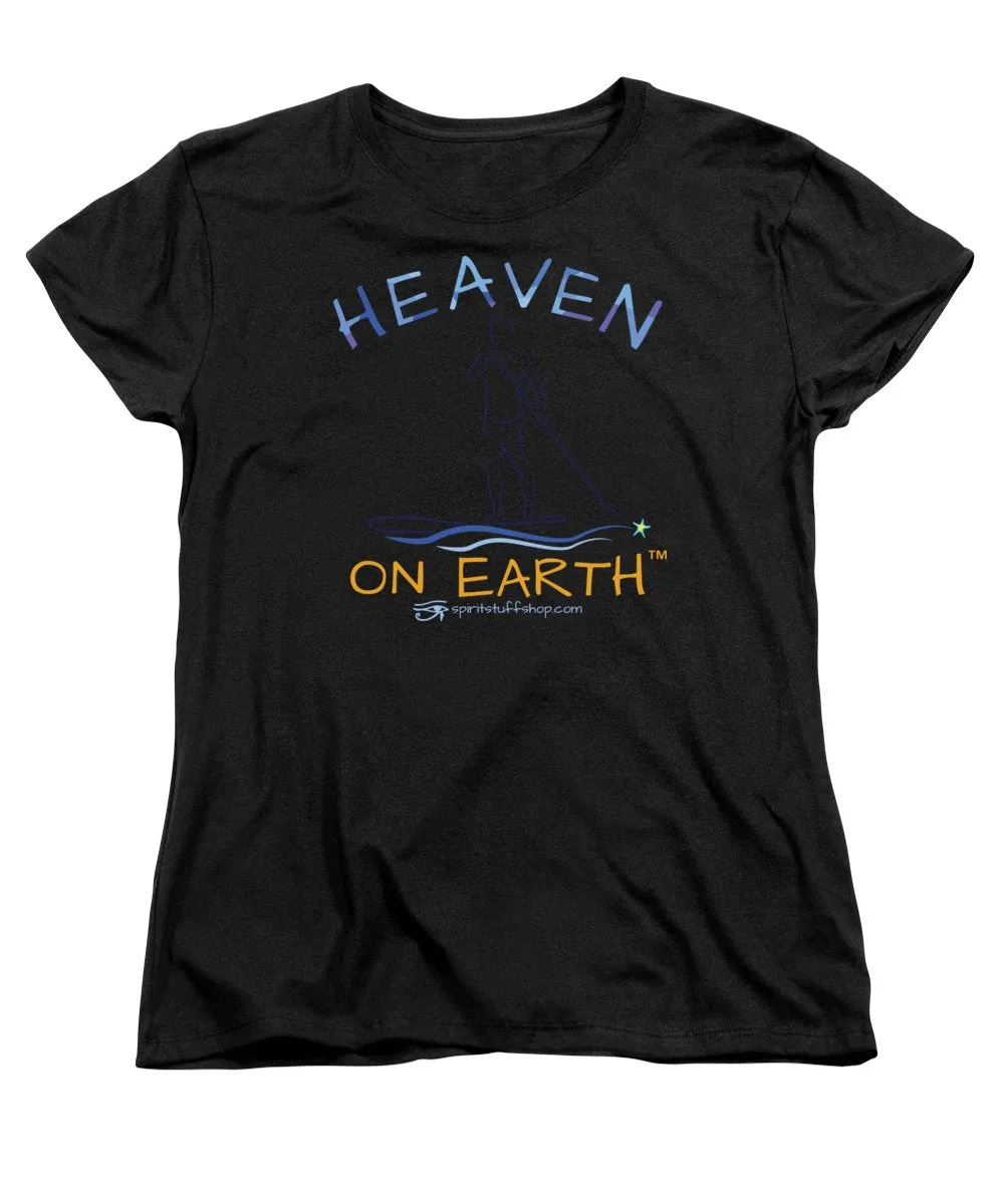 Paddle Board Heaven On Earth - Women's T-Shirt (Standard Fit)