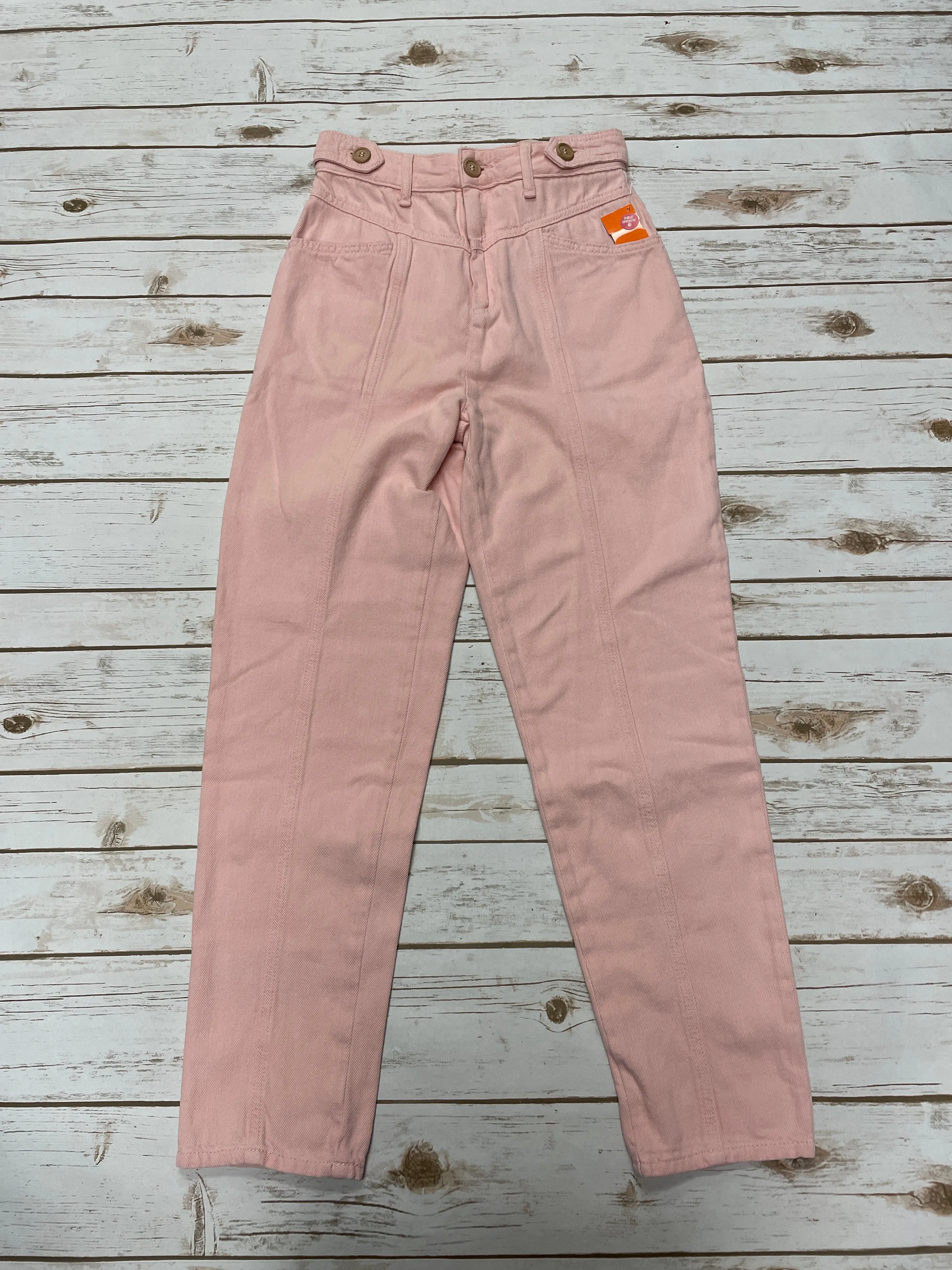 Pants Cropped By We The Free In Pink, Size: 2
