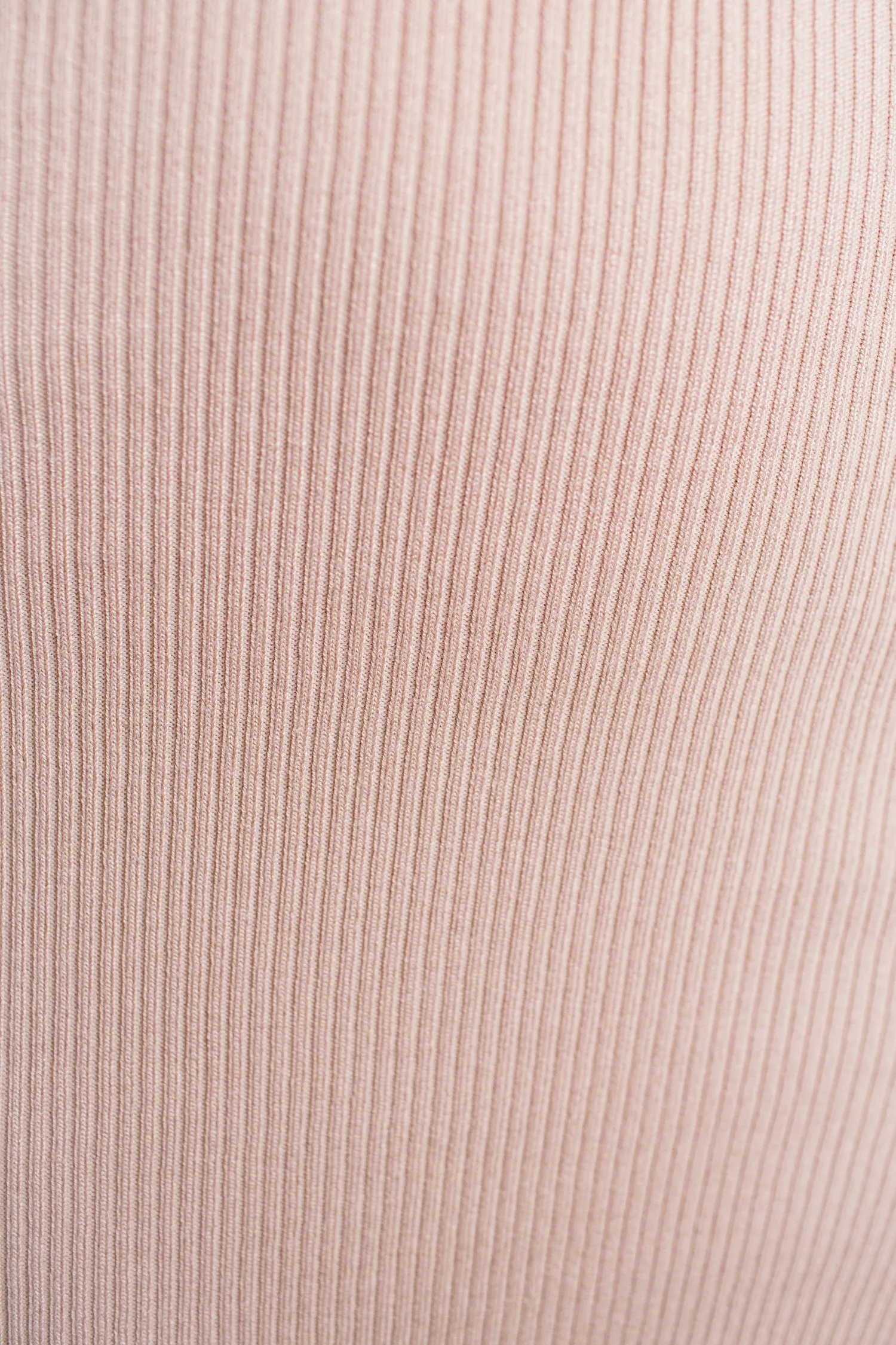 PAULA CUT-OUT KNIT MIDI DRESS - Nude