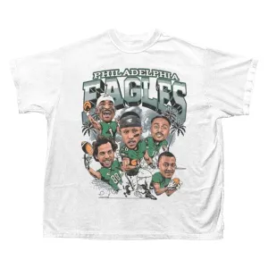 PHILADELPHIA EAGLES ANIMATED T-SHIRT (WHITE)