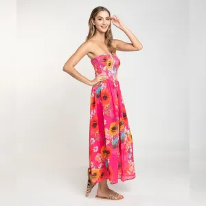 Pia Rossini Copacabana Maxi Dress | Pink