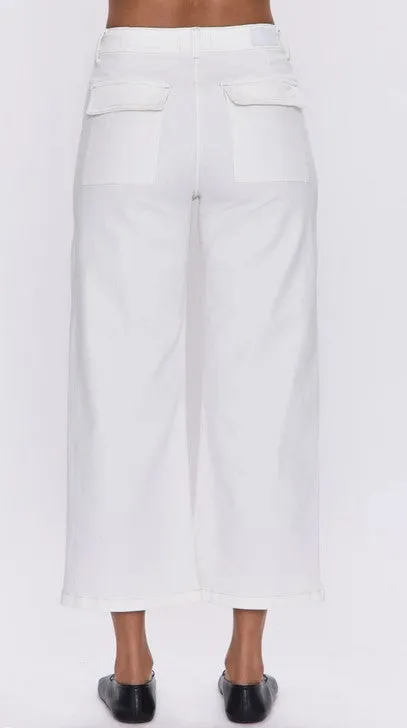 Pistola Sophia Wide Leg Utility Pants - Le Blanc