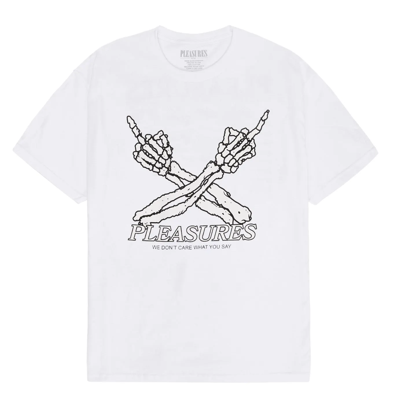 Pleasures Men Don't Care T-Shirt White