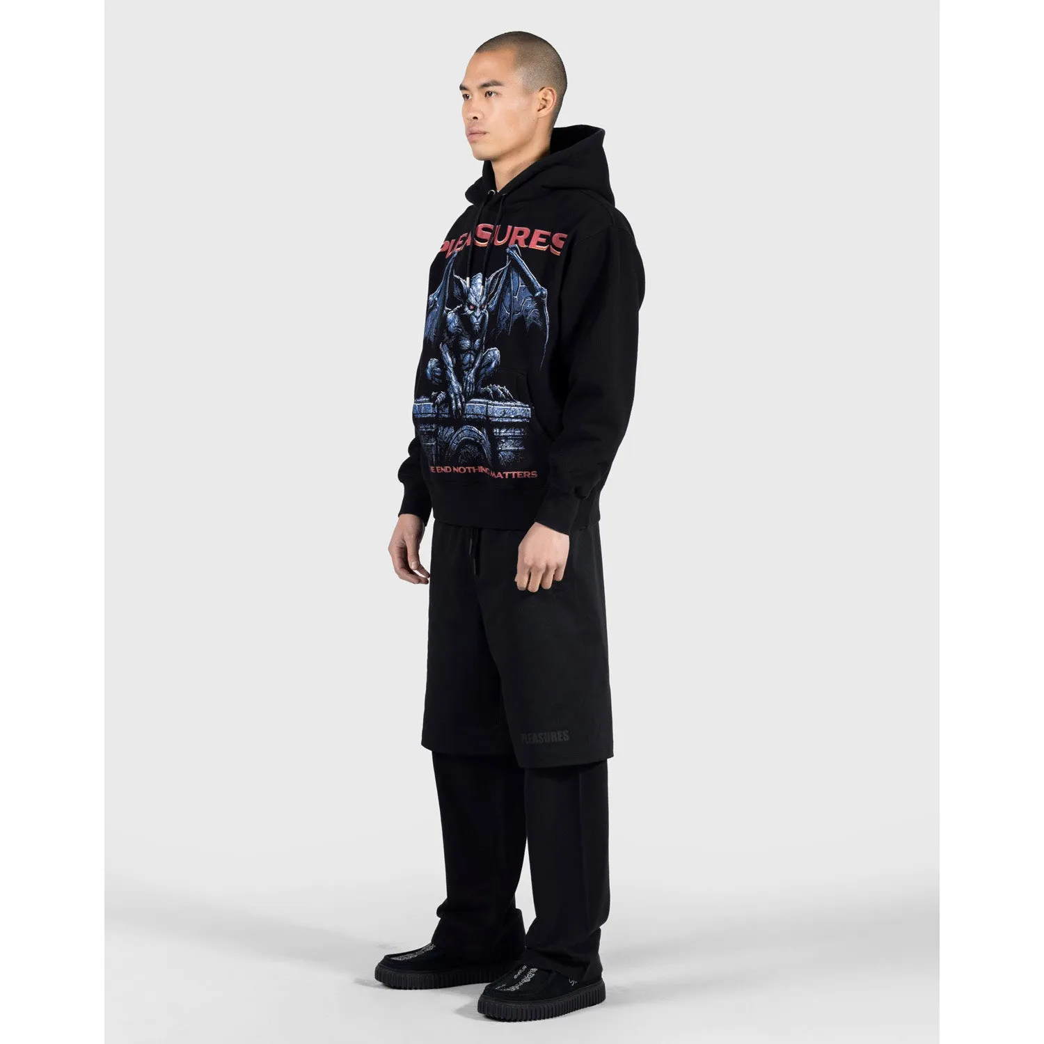 Pleasures Men Gargoyle Hoodie Black