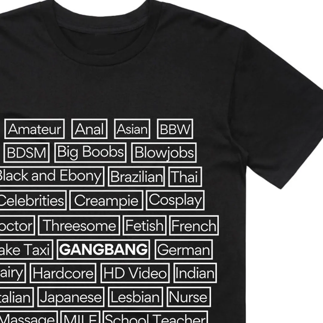 Porn Categories T-Shirt