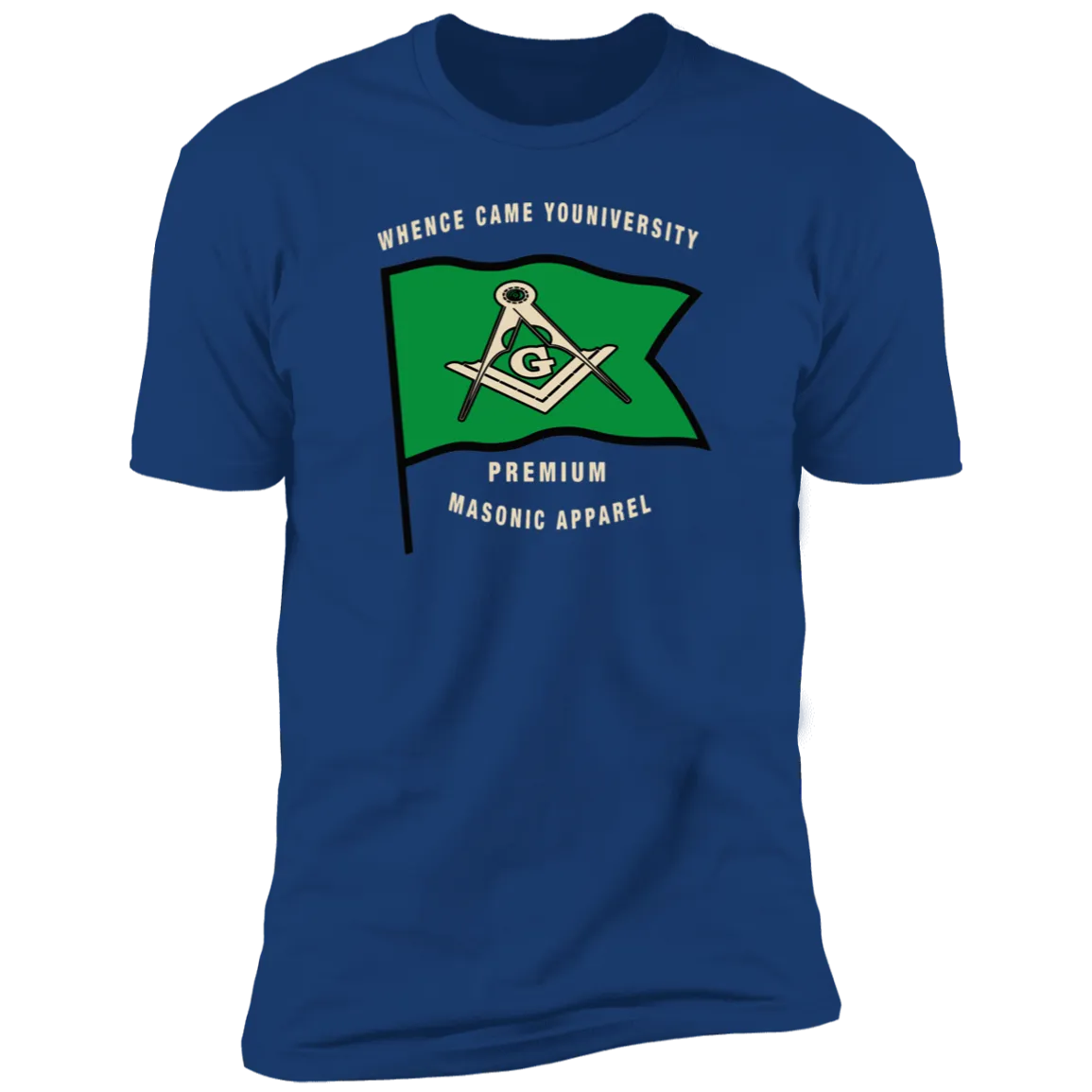 Premium Masonic Apparel Tee (green flag)