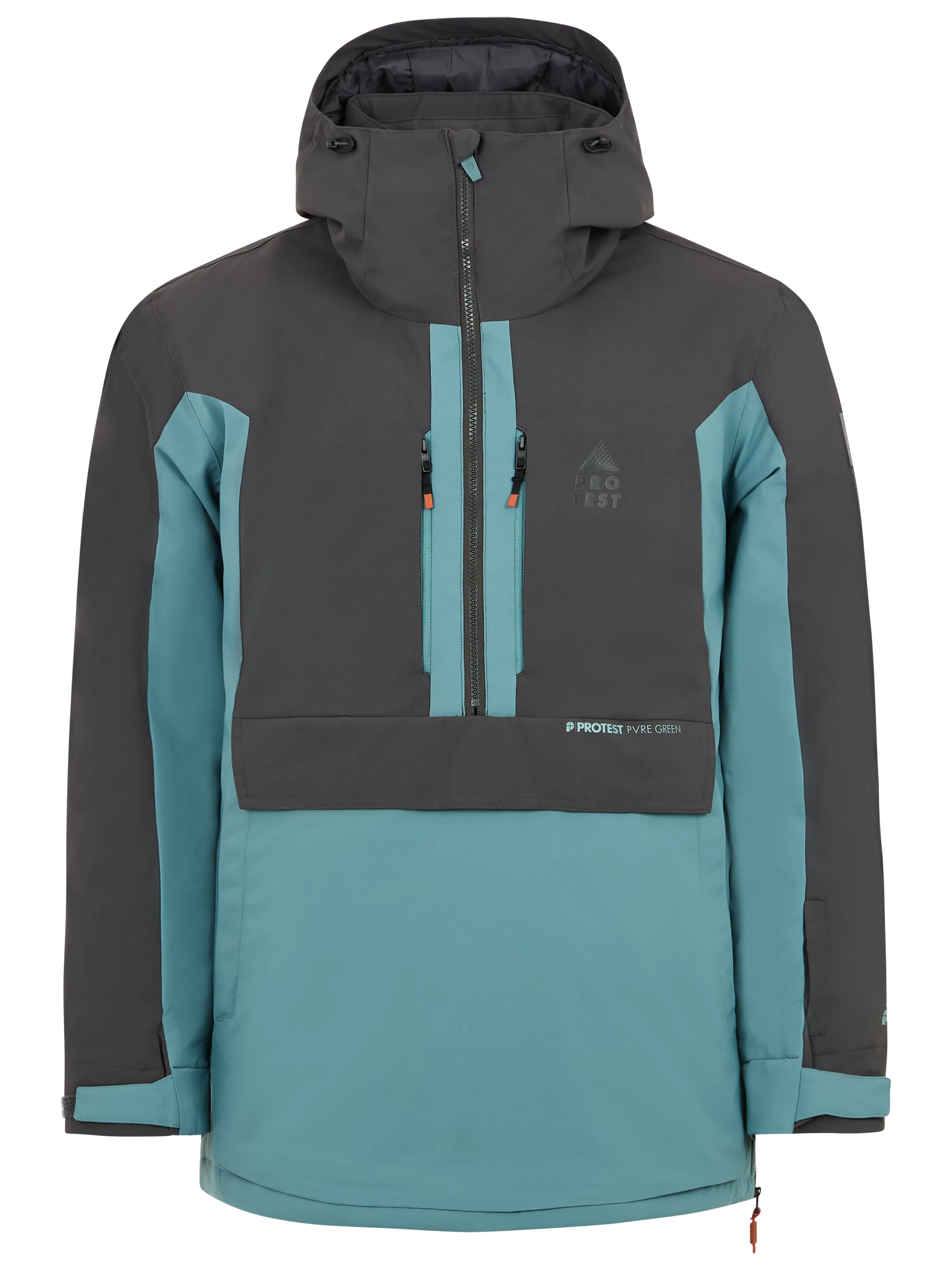 Protest Halem Anorak Jacket Mens Deep Grey
