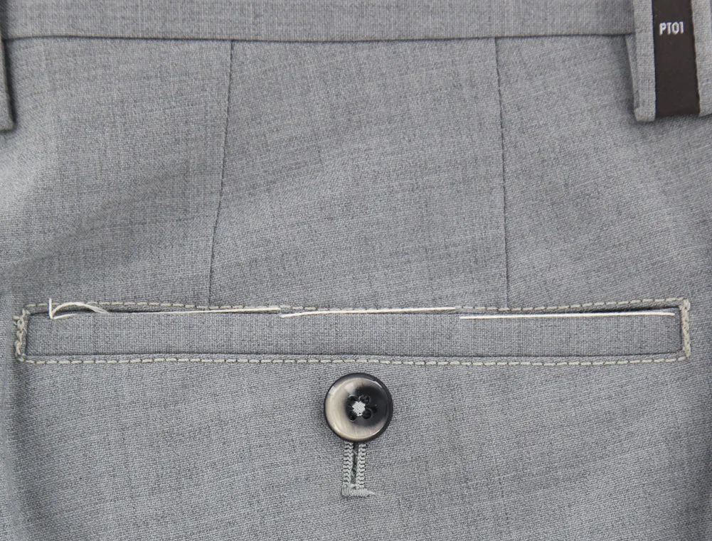 PT Pantaloni Torino Gray Pants - 30 US / 46 EU