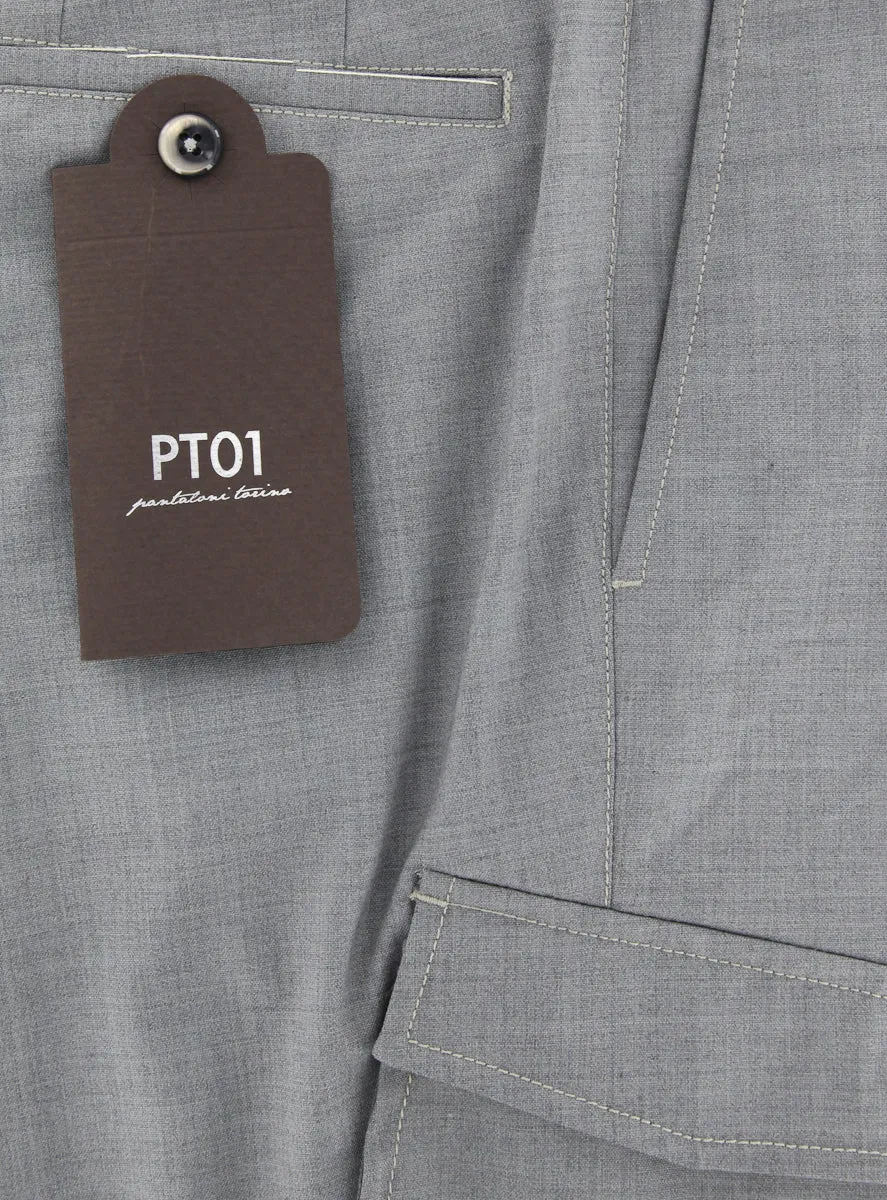 PT Pantaloni Torino Gray Pants - 30 US / 46 EU