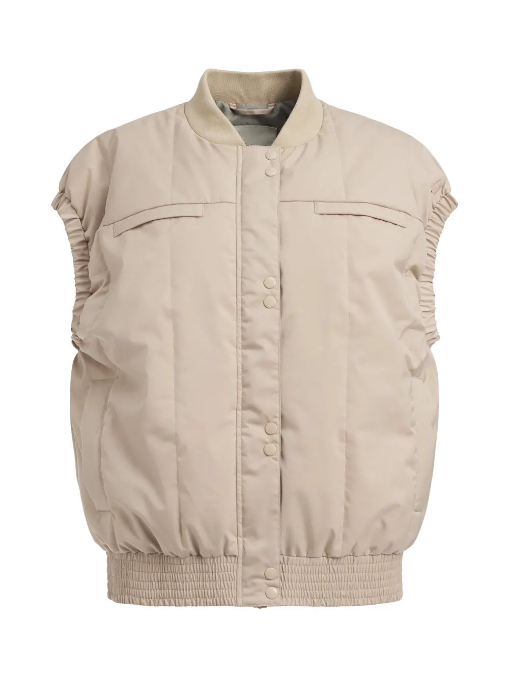 Puffer Gilet To Go - beige