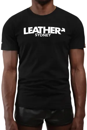 "LEATHER" T-SHIRT - AOM X GEAR BERLIN