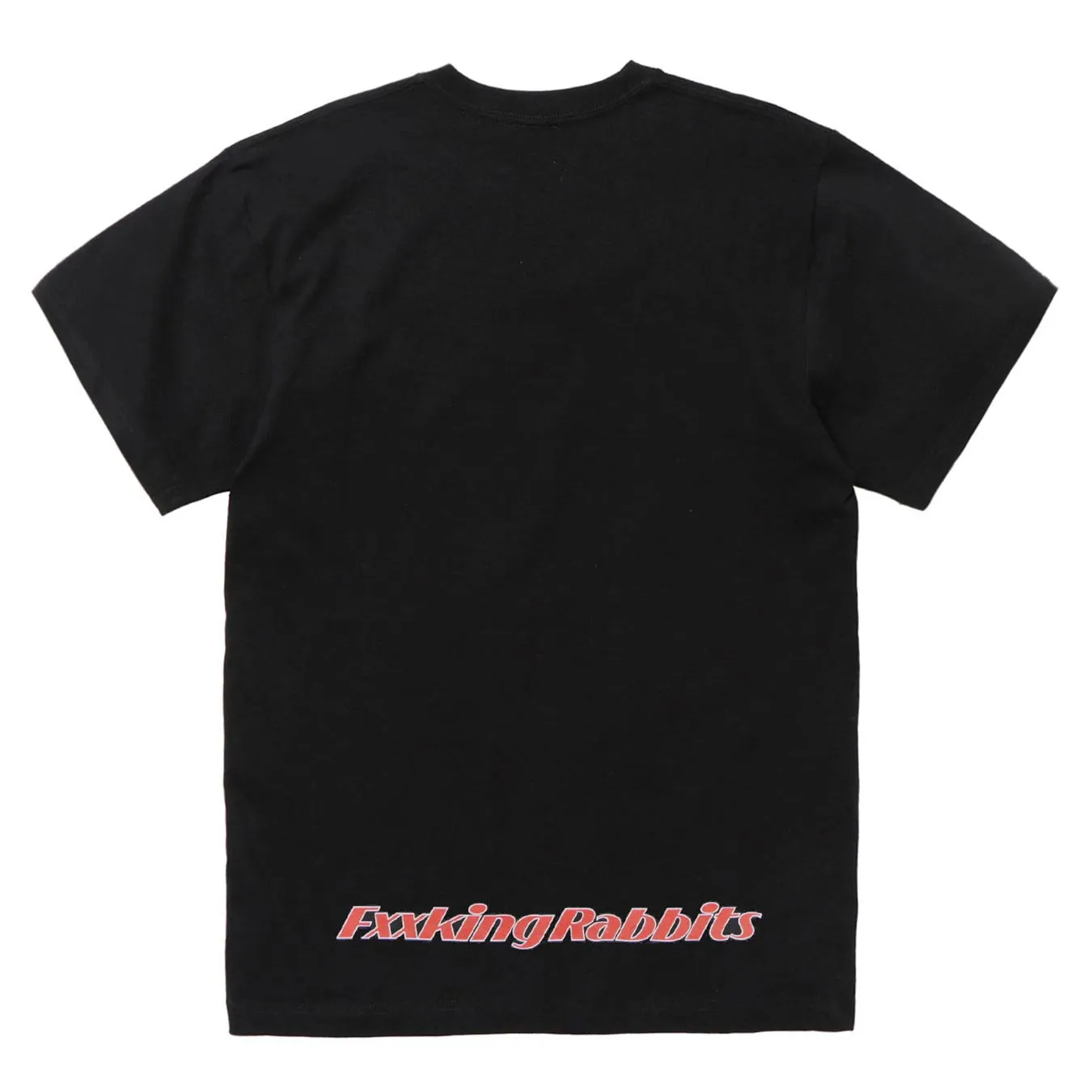Rabbits Hanafuda Tee FRC2509 Black