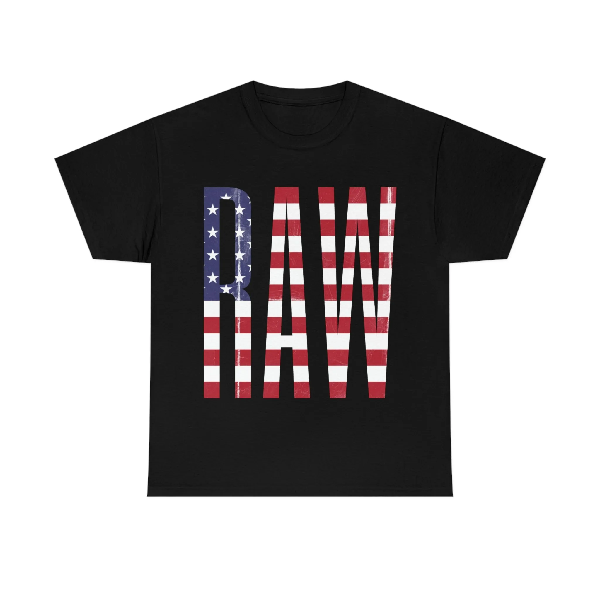Raw Sushi "RAW USA"  Heavy Cotton Tee