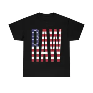 Raw Sushi "RAW USA"  Heavy Cotton Tee