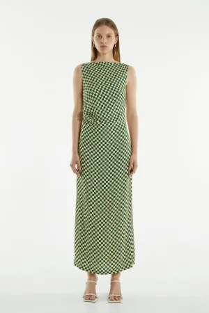 RETROSPECT TUCK MAXI DRESS | CUBISM