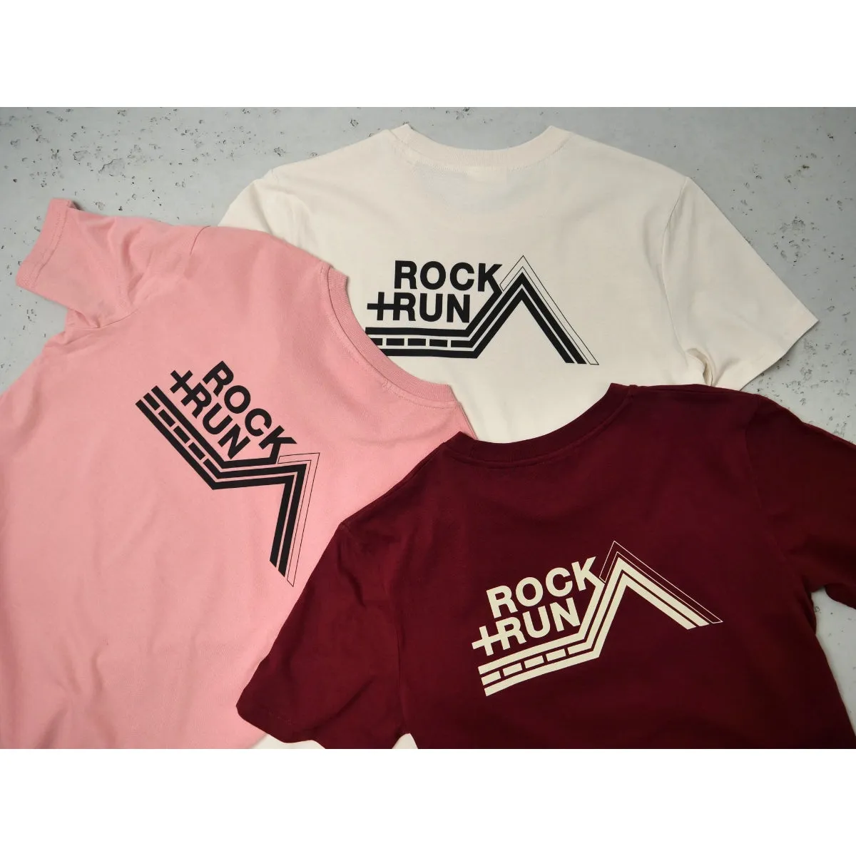 Rock Run Retro Logo Organic Cotton T-Shirt - Unisex