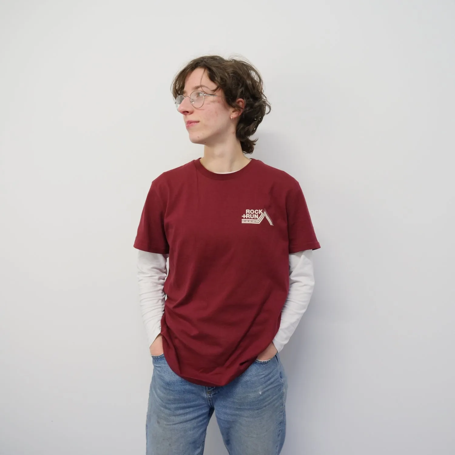 Rock Run Retro Logo Organic Cotton T-Shirt - Unisex
