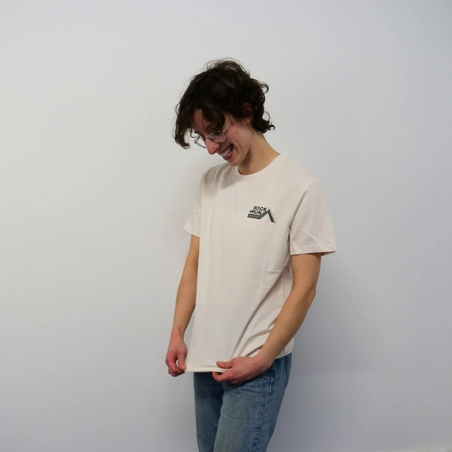 Rock Run Retro Logo Organic Cotton T-Shirt - Unisex