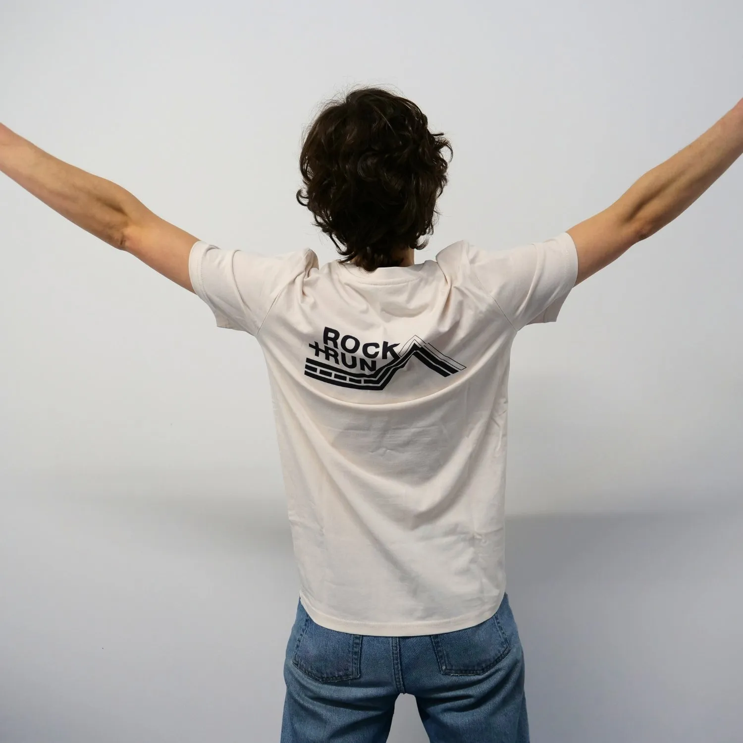 Rock Run Retro Logo Organic Cotton T-Shirt - Unisex