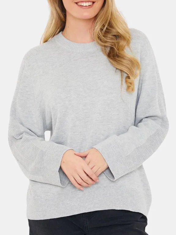 Saddle Shoulder Rib Crew
